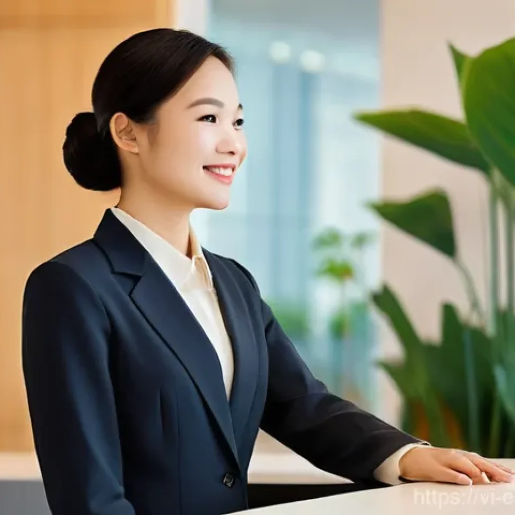 참여를 촉진하는 비언어적 소통 기법 - **Prompt 1: A Businesswoman's Confident Introduction**
    "A confident Vietnamese businesswoman in ...